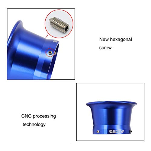 Kesoto Interface do filtro de ar para motocicleta 50 mm com rede para a maioria dos motores de motoc