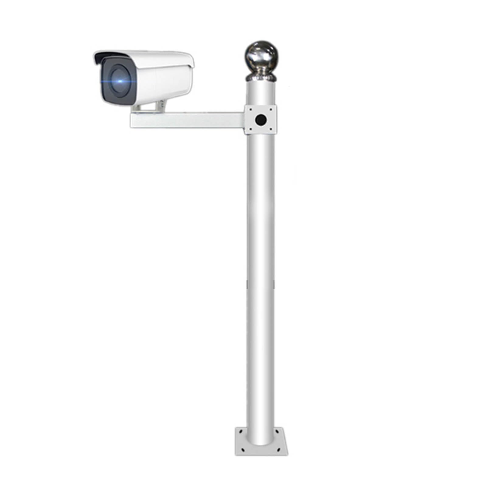 Support de fixation universel pour caméra de sécurité extérieure robuste pour installation sur poteau et mur