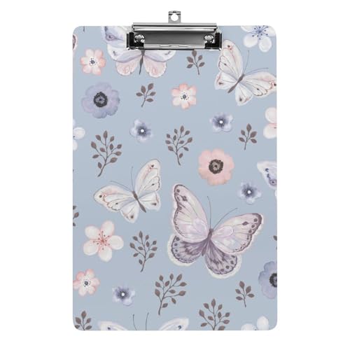 Porte Bloc A4 Avec Pince Papillon - Planchette À Pince Pour Documents Bureau et École