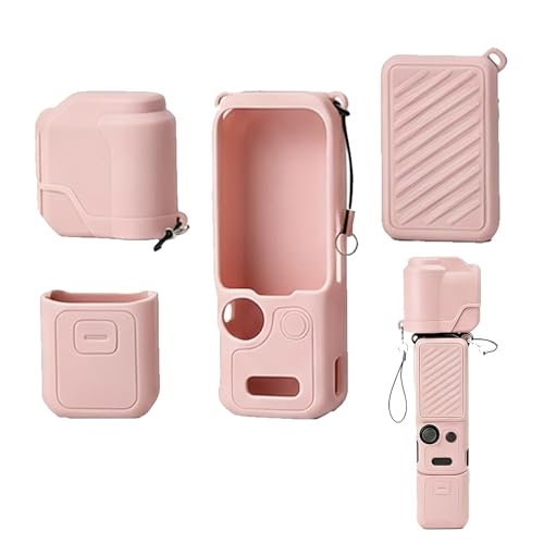 DJI Osmo Pocket 4 �V���R���P�[�X ��p�f�U�C�� �Ռ��z�� �ϖ��Ր� ���h�~ �\�t�g�^�b�` �y��67.5g ���F�W�J �����n���h���E�X�^���h�Ή� (�s���N)