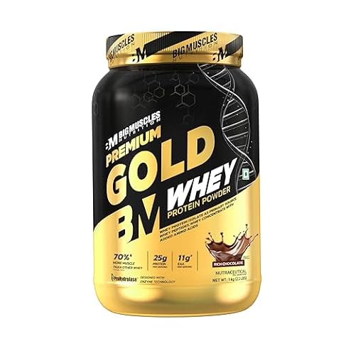 Bigmuscles Nutrition Premium Gold Whey 1kg Rich Chocolate