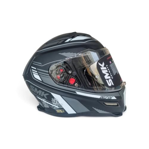 Image of SMK Agnar Revv Full Face Dual Visor Helmet - ISI DOT ECE 22.06 Certified