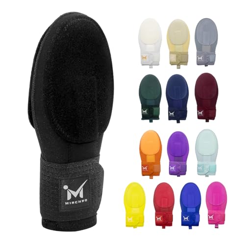 Sliding Mitt for Youth and Adults Ages 12+, Baseball Softball Glove for Hand Protection, Drippy Drip Accessory Ambidextrous Design (Black, L/Ages 12+)