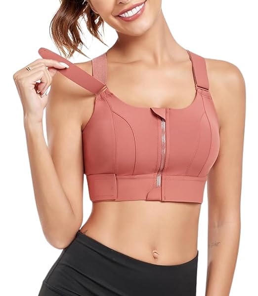 label of lalaji garments Women Polyester Spandex High Impact Front Zip Sports Bra Longline Fitness Criss Cross Back Crop Tops for Gym, Yoga & Workout-picture-32