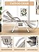 Hicomony Grey Tattoo Chair for Client Rolling Stools with Wheels, Beauty Tattoo Bed Table with Storage Baskets, Adjustable Lash Bed Chair for Eyelash Extensions