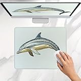【DIMENSIONS DU TAPIS DE SOURIS】 : Ce tapis de souris mesure 320 x 260 x 3mm. C'est la taille idéale pour déplacer votre souris confortablement. Ce tapis est entièrement compatible avec les souris optiques
