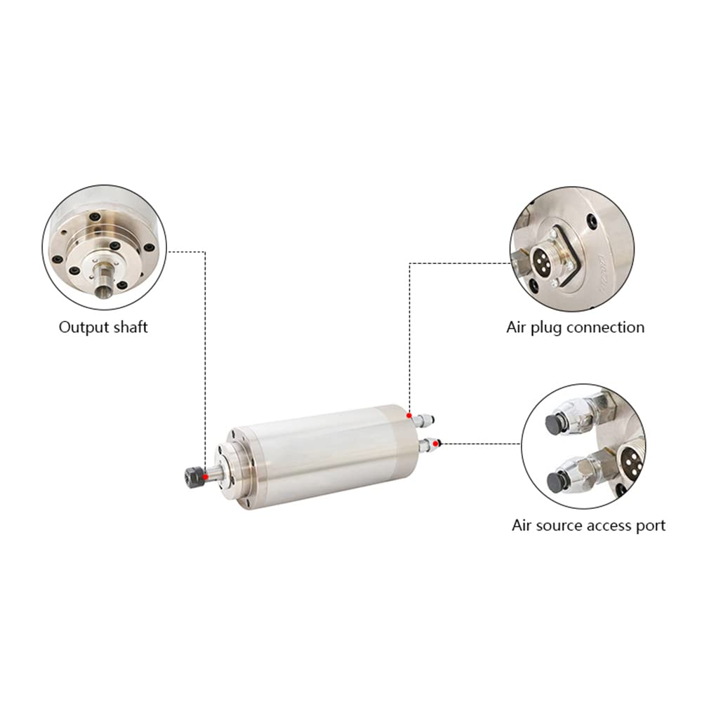 【airi_tokia_ako.2420】 Spindle Motor 2.2kw Square Air Cooled Spindle Motor ER20