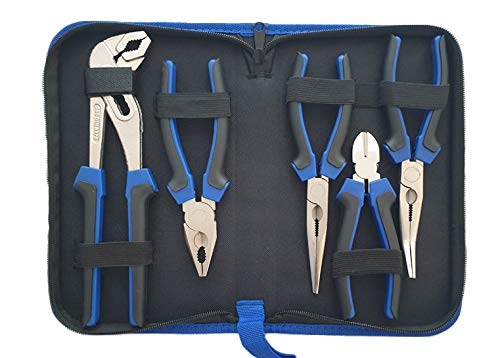 WeberTools Wasserpumpen-Zangen-Satz 5-tlg Kombi-Telefon-Zange Set Seitenschneider WeberTools Wasserpumpen-Zangen-Satz 5-tlg Kombi-Telefon-Zange Set Seitenschneider