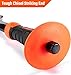 VANQUISH 12 Inch Concrete Heavy Duty Cold Chisel with Pointed Head and Bi-Material Hand Guard for Masonry (4710)