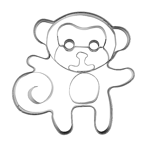 Tala Monkey Cookie Cutter, Detailed Biscuit Cutter for Baking Perfect for Fondant and Dough Stainless Steel Cutter - Image 2