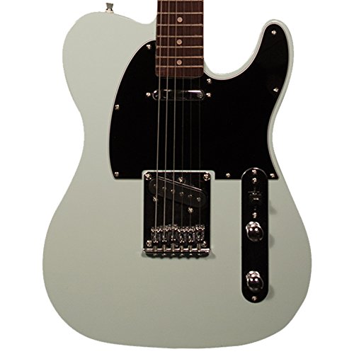 Sawtooth St-Et-Sgrb-Kit-6 Electric Guitar Kit, Surf Green With Black Pickguard & Chromacast Hard Case #TOP2