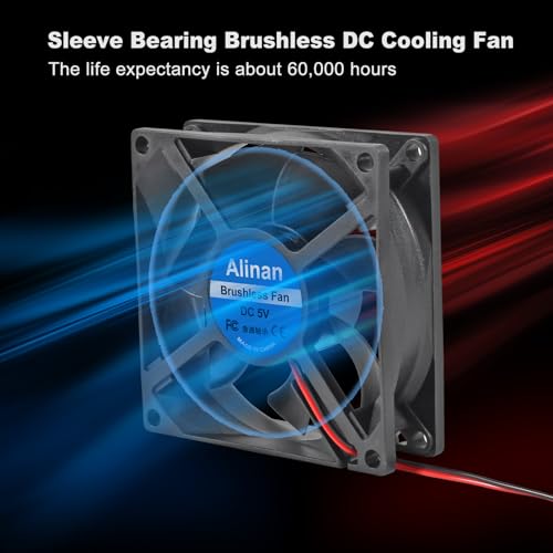 Ventilador sin escobillas de 80mm para solucionar el sobrecalentamiento en placas de PC 5