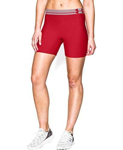 Under Armour Womens Heatgear® Alpha Middy Red/Red/Metallic Silver MD (US 8-10) 7