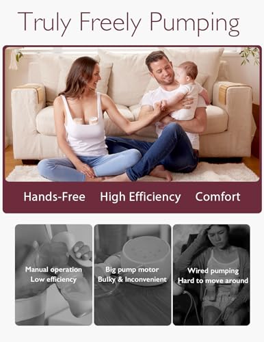image for Momcozy Hands-Free Breast Pump S12 Pro Wearable, Double Wireless Pump 