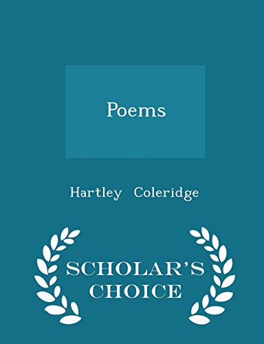 Poems - Scholar's Choice Edition 1297073320 Book Cover