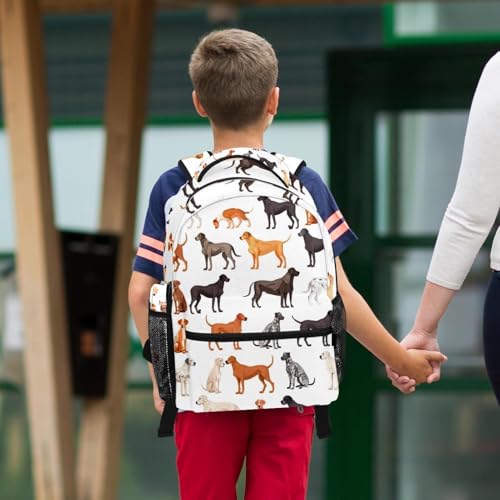 Sac à dos polyvalent réglable avec caniche amusant contre le mal de dos - 6