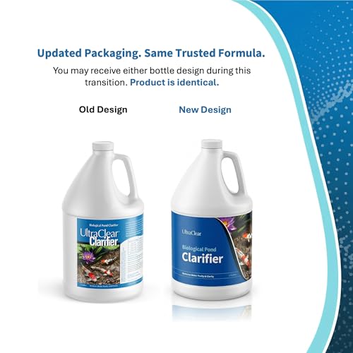 Image of Pond Clarifier for Outdoor Ponds - Concentrated Live Beneficial Bacteria - Treats up to 320,000 Gallons - Clears Cloudy Pond Water - Safe for Fish, Plants, Pets and People
