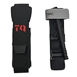 Rescue Essentials CAT GEN7 Tourniquet with Universal Tourniquet Holder Gen2, 7' x 2' x 2', Black with Black Tab — Belt/Vest Mount Trauma/Tactical Medical Kit, 1-Pack (TQ Plus Holder)