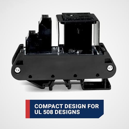 Automation Systems Interconnect IMACP01 Single Three Prong Grounded AC Outlet Power Module,Din Rail Mounted Convenience Outlet,Black