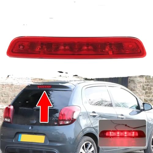 Troisième feu stop pour Citroën C1 Mk2 de 2014 à 2021 rouge - 6