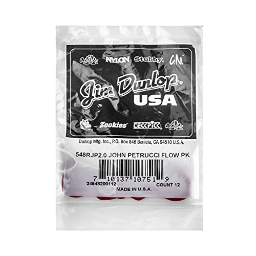 Dunlop 548RJP200 Médiators Flow John Petrucci 2,00mm sachet de 12 - Les Beatles, Paul McCartney, John Lennon, RIngo Starr, George Harrison Dunlop 548RJP200 Médiators Flow John Petrucci 2,00mm sachet de 12 – Image 5