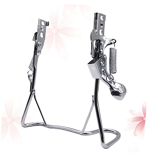 TOYANDONA 1 Pièce Titulaire de stationnement Rester étagère Garage béquille de vélo Support de Rangement pour vélos Coup de Pied béquille de stationnement Support au Sol