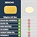 Jericho Dead Sea Sulfur Soap with Olive Oil – Helps with Acne, Psoriasis, Eczema & Blackheads – For Oily to Normal Skin – Vegan Face & Body Bar for Men & Women, 4.4 Oz / 125 g (Pack of 3)