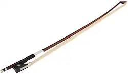 F Fityle Arco de madeira para violino iniciante do Brasil para peças de violino, presente para violinos e aprendizes - 50 cm