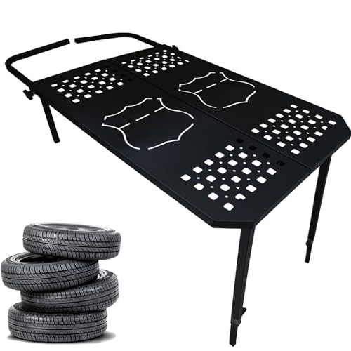 Table de camping avec hauteur réglable pour installation facile en randonnée