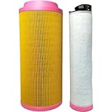 XYZIL Inner Outer Air Filter Set Compatible with JCB 32/917804 32/917805 93220E 93216E P778972