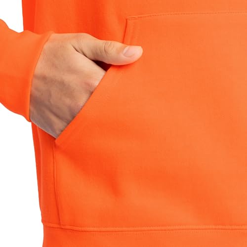 Image of Fruit of the Loom Men's Eversoft Fleece Pullover Hooded Sweatshirt, Moisture Wicking & Breathable
