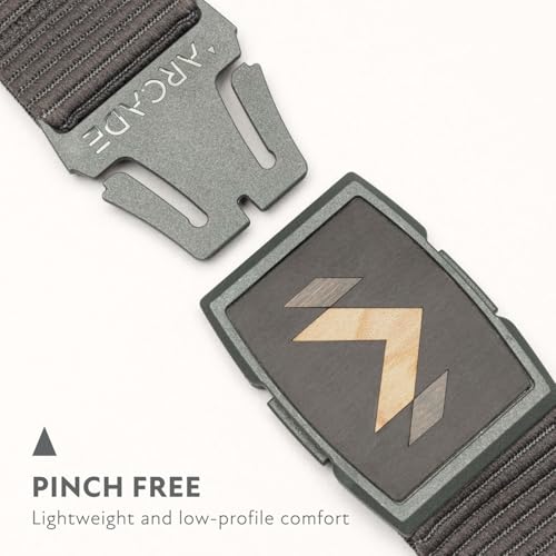 Image of Arcade Experience Unisex Belt, Heavy Duty Elastic Webbing, Non-Metal Travel Friendly Buckle