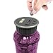Digital Coin Bank Savings Jar - Automatic Coin Counter Totals All U.S. Coins Including Dollars and Half Dollars - Original Style, Transparent Pink Jar