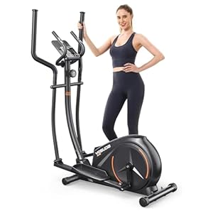 YOSUDA Magnetic Elliptical Machine with Upgraded 14″ Stride, Elliptical Exercise Machine for Home Use with Hyper-Quiet Drive System,16 Resistance Levels, LCD Monitor