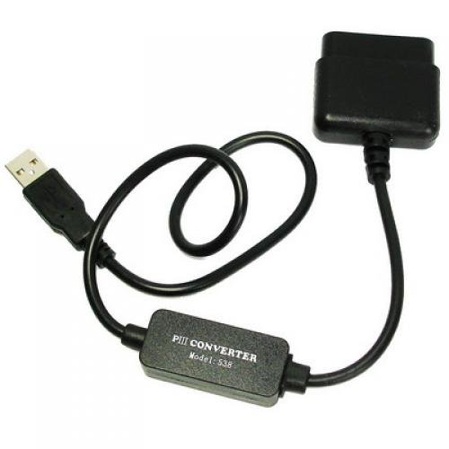USB Controller Converter PC Game Pad Adapter Cable Lead for Sony PS2 To