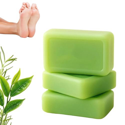 Tea Tree Oil Soap,Relief Soap Bar,Natural Herbal Formula with Coconut Oil,Odor Control and Gentle Cleansing for Sensitive Skin (