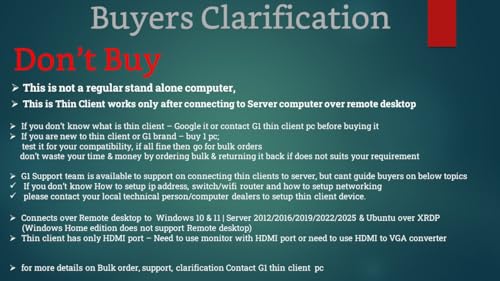 Image of Client Pc|Zero Client|Similar Or Alternative To Ncomputing|Support Mic For Call Center&School Language Lab,Remote Fx|High Performance Without Lagging,Linux,Intel,Black