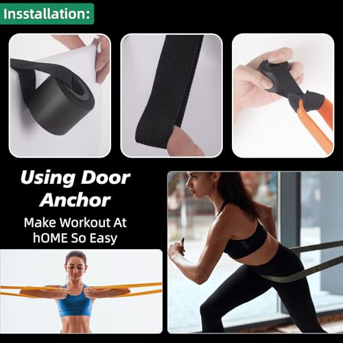 Resistance Bands, Exercise Bands Resistance, Pull Up Bands, Pull Up Assistance Bands, Workout Bands Resistance for Men & Women, Resistance Bands for Working Out, Muscle Training(6 Pcs) - Thumbnail 6