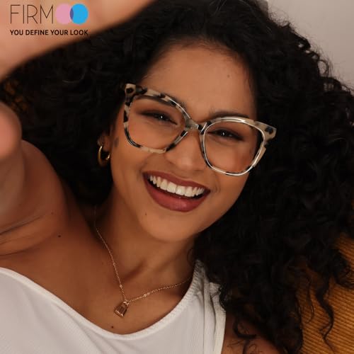 Image of Firmoo Butterfly-shaped Blue Light Blocking Glasses for Women, Oversized Stylish Computer Glasses Lightweight Eyewear