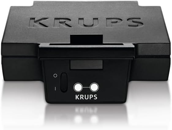 Krups FDK461 Iconic Sandwich Maker closed, front view