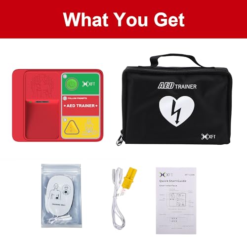 X Xft Aed Trainer, Xft Compact Aed Training Kit Cpr Equipment Training Device Automatic External Defibrillator Simulator thumb #4