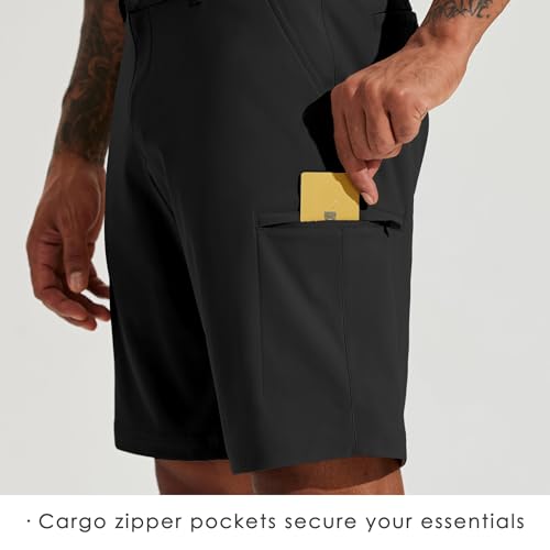 Short de golf extensible pour homme Willit noir taille 58 FR - 5
