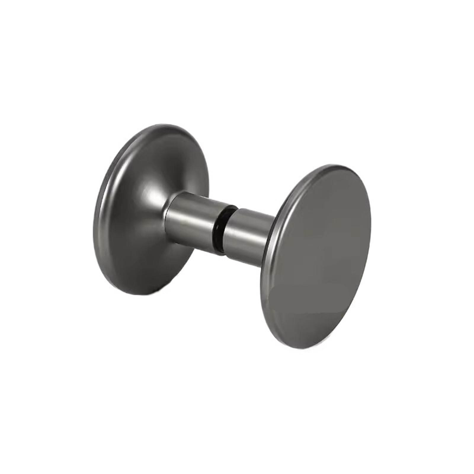 Poignée de porte en verre ronde grise pour remplacer un bouton de douche cassé