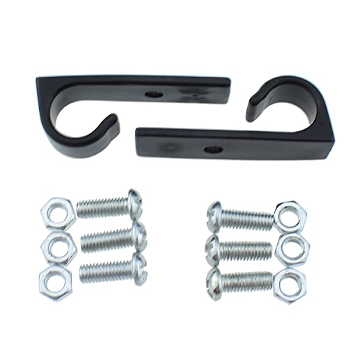 Mtqy 2Pcs Kayak Canoe Boat Side Mount Carry Handles/Paddle With Screws, Black Park Kayak Handles And Hardwares #TOP1