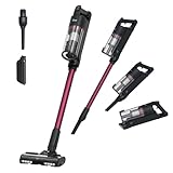 Hoover HF1 Max Cordless Vacuum Cleaner 50-min Runtime Rechargeable Stick Vacuum, 200W Anti-Hair Wrap, 3 Speed Modes, Double Edge Cleaning, LED Headlight, HEPA Fliter, Crevice Tool [HF1M10H]