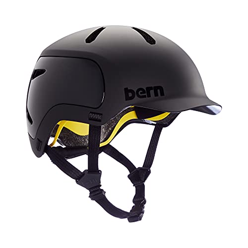 Bern, Watts 2.0 Bike Helmet, Mips Matte Black, Small #TOP10