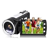 Video Camera Camcorder Vmotal Full HD 1080P 30FPS 24.0 MP Vlogging Camera Recorder 2.7 Inch 270 Degrees Rotatable Screen Digital Camera Recorder Camcorder Camera vlogging YouTube Camera