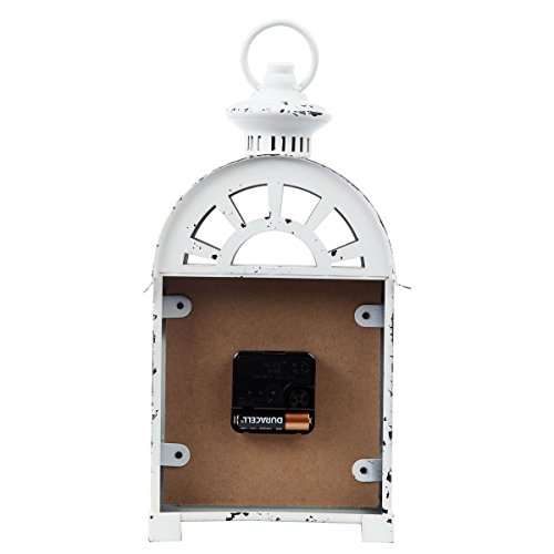 Reloj de mesa estilo tren para decorar salones de diseño vintage y clásico 6