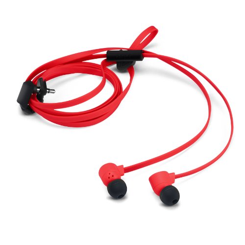 Nokia Coloud Série Pop Ecouteurs Intra-auriculaires avec Télécommande/Micro Rouge