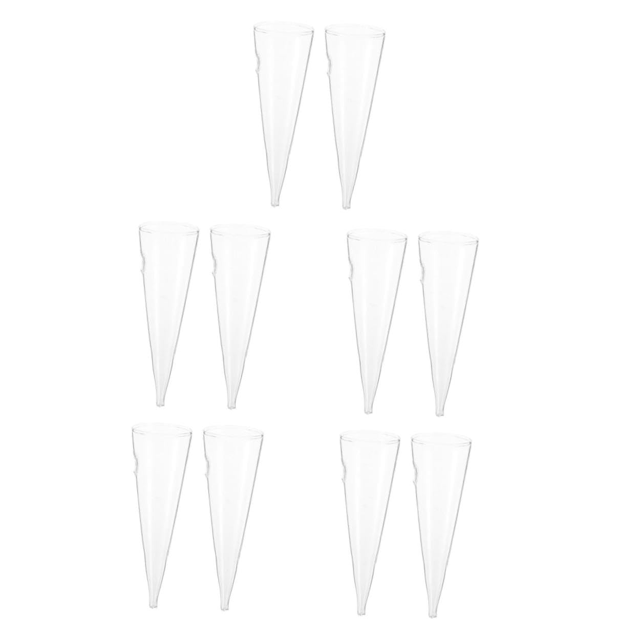 MAGICLULU 5 Ensembles Vase Mural De Jardin À Suspendre Mur Vase De Propagation Support pour Plantes Décoration D'Intérieur Fausses Plantes Suspension Murale 2 pièces * 5